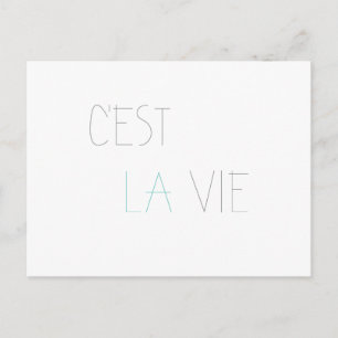 C'est La Vie - Sådant är livet Vykort