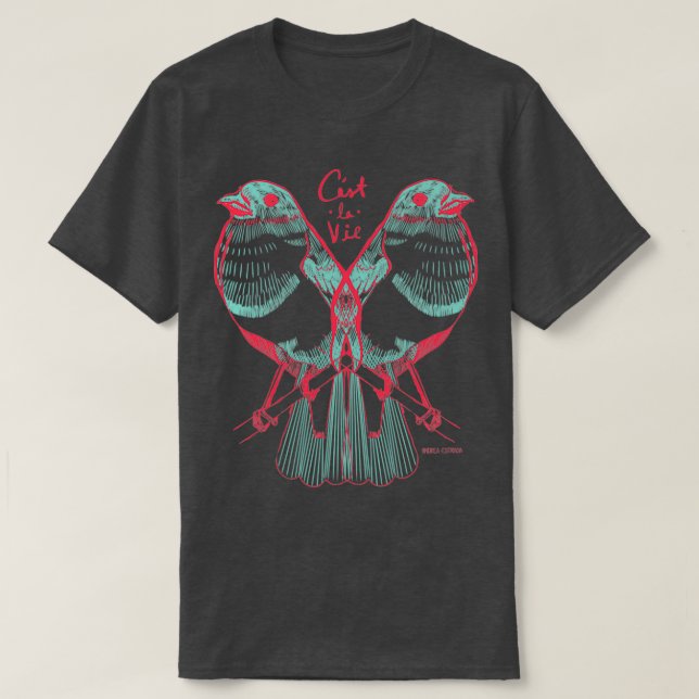 Cest la Vie T Shirt (Design framsida)