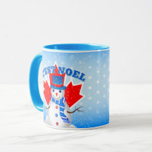 C'EST NOEL Canadian Maple Löv Snögubbe jul