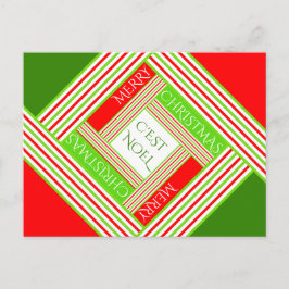 C'est Noel / God Jul Helg Vykort