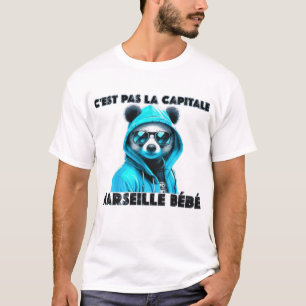 C'est pas la capitale c'est marseille bébé marseil t shirt