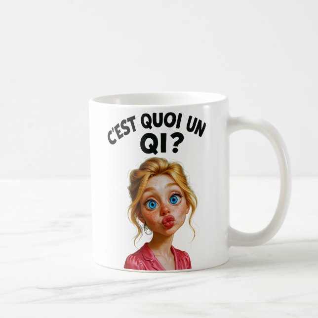 C'est quoi un QI ? Kaffemugg (Höger)