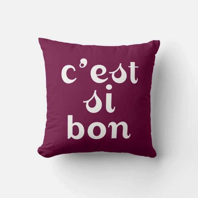 C'est Si Bon - Bordeaux Lila Kudde (Framsida)