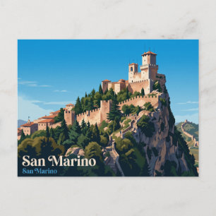 Cesta Tower (andra tornet) San Marino Vykort