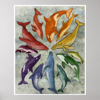 Cetacean-Pride Poster