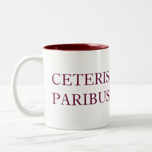 CETERIS PARIBUS Två-Tonad MUGG
