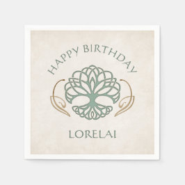 Cétic Medieval Fantasy Birthday Pappersservett