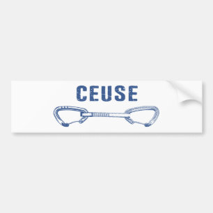 Ceuse Frankrike Sten klättringsmöjlighet Quickdraw Bildekal