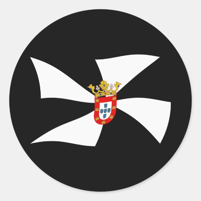 Ceuta Flagga Klistermärke (Framsida)
