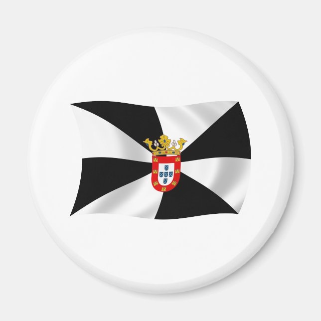 Ceuta Flagga Magnet (Framsidan)