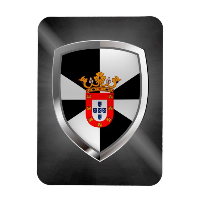 Ceuta Mettalic Emblem Magnet (Vertikal)