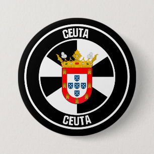 Ceuta Round Emblem Knapp
