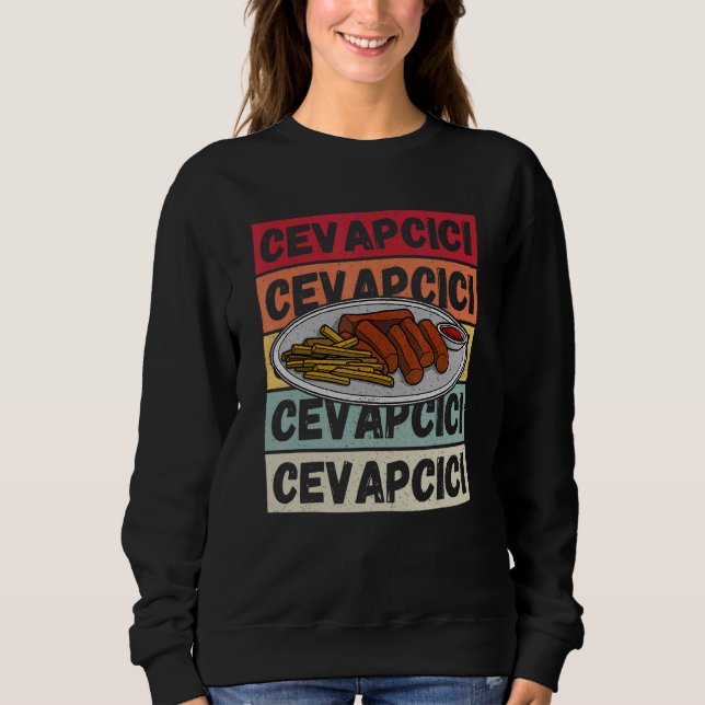Cevapcici Kebab Balkan cuisine 12 T Shirt (Framsida)