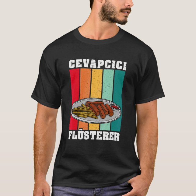 Cevapcici Kebab Balkan cuisine 14 T Shirt (Framsida)