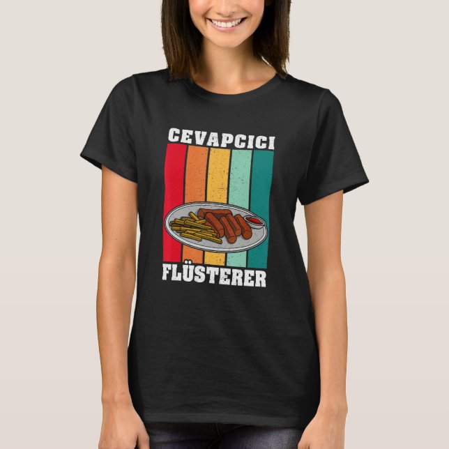 Cevapcici Kebab Balkan cuisine 14 T Shirt (Framsida)
