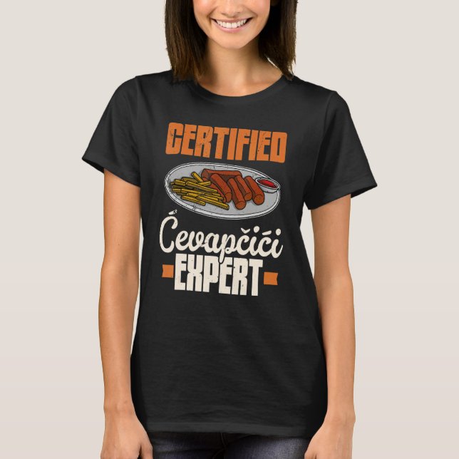 Cevapcici Kebab Balkan cuisine 18 T Shirt (Framsida)