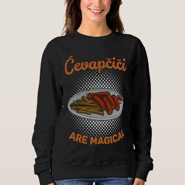 Cevapcici Kebab Balkan cuisine 36 T Shirt (Framsida)