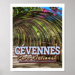 CEVENNES NATIONAL PARK - LOZERE, GARD, FRANKRIKE POSTER