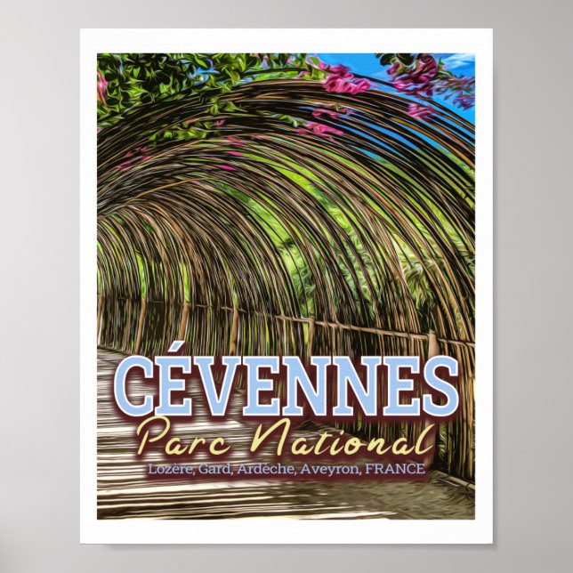 CEVENNES NATIONAL PARK - LOZERE, GARD, FRANKRIKE POSTER (Framsidan)