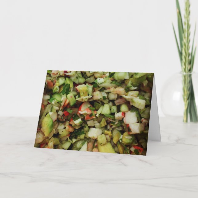 "Ceviche"-födelsedagskort Kort (Framsida)