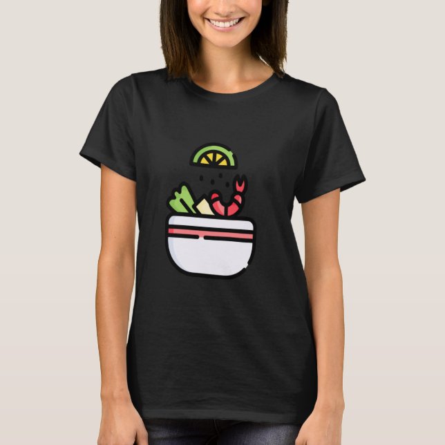 Ceviche Peruano Peru Peruvian Ecuadorian Dish T Shirt (Framsida)