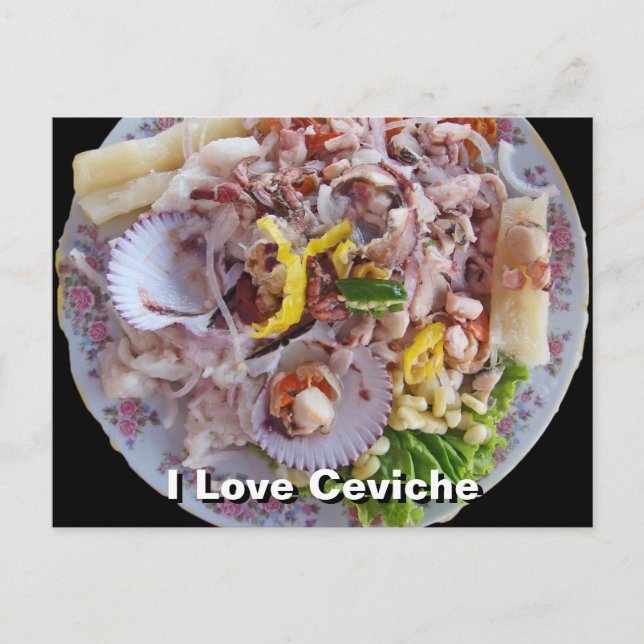 Ceviche - Pridet Peru Vykort (Framsida)