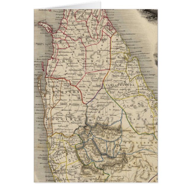 Ceylon Hälsningskort (Framsidan)