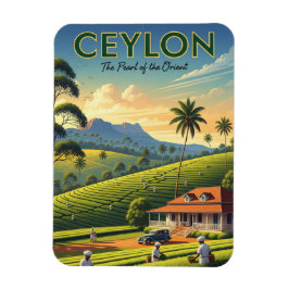 Ceylon Sri Lanka Travel Magnet
