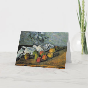 Cezanne - Äpplen och en Napkin Kort