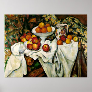 Cezanne - Äpplen och Orangar Poster