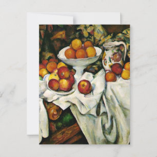 Cezanne - Äpplen och Orangar Vykort