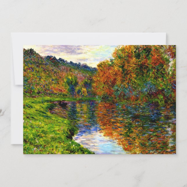 Cezanne - Arm i Jeufosse, hösten Kort (Framsida)