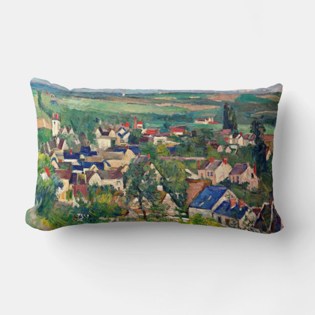 Cezanne-Auvers, Panoramic View, Lumbarkudde (Framsida)