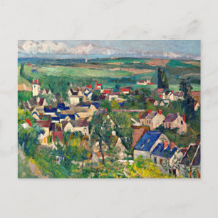 Cezanne-Auvers, Panoramic View, Vykort