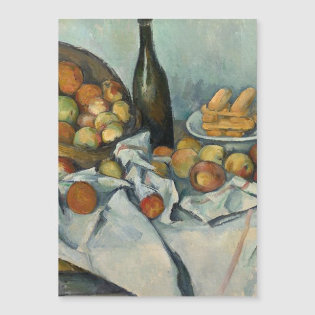 Cezanne Basket Apples Impressionism Art (Framsida)