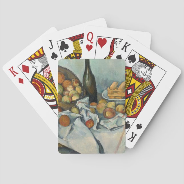 Cezanne Basket Apples Impressionism Art Casinokort (Baksidan)