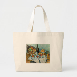 Cezanne Basket Apples Impressionism Art Jumbo Tygkasse
