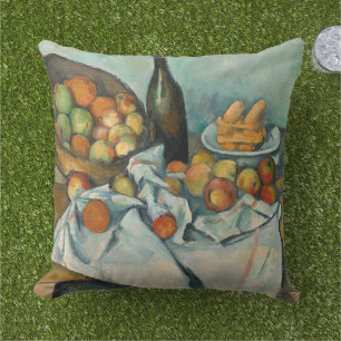 Cezanne Basket Apples Impressionism Art Kudde