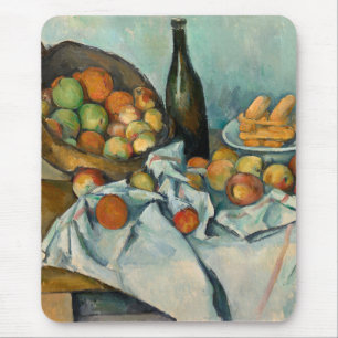 Cezanne Basket Apples Impressionism Art Musmatta