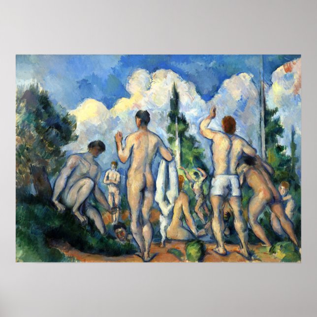 Cézanne - Bathers Poster (Framsidan)