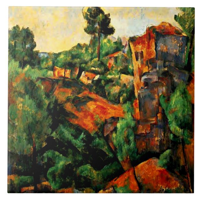 Cezanne - Bibemus Quarry Kakelplatta (Framsidan)