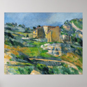 Cézanne - bostäder i Provence Poster