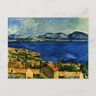 Cezanne - Bukt i Marseille sett från L'Estaque Vykort