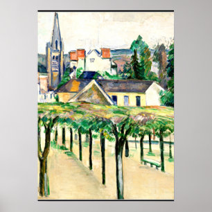 Cezanne - bytorget, bra konst poster