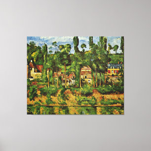 Cezanne - Chateau de Medan Canvastryck