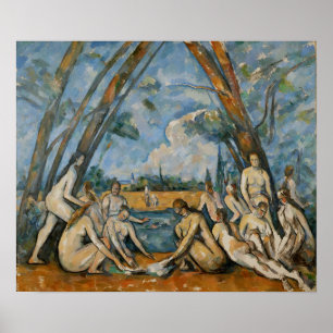 Cézanne - de stora badarna poster