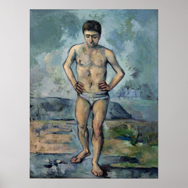 Cézanne - Den stora badaren Poster (Framsidan)