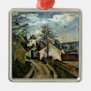 Cezanne - Dr Gachets hus i Auvers Julgransprydnad Metall