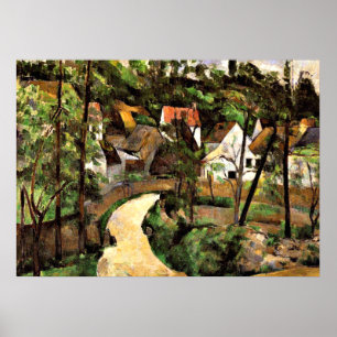 Cezanne - en sväng in på vägen poster