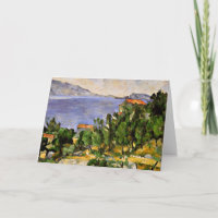 Cezanne - Estaque-bukten från Öster